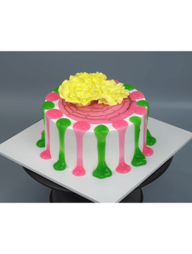 Evergreen Multicolour Cake