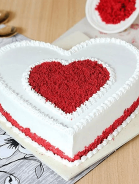 Valentine day cake