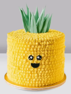 Tall and Fancy Pineapple Cake