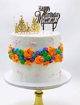 Princess Birthday Cake with Name