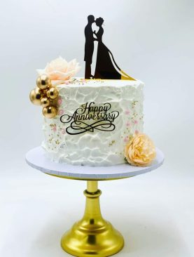 Mr & Mrs Anniversary Cake