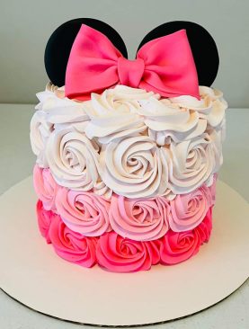 Mickey Mouse Rosette Cake