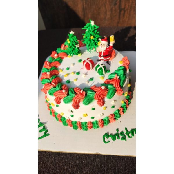 Merry Christmas Theme Cake