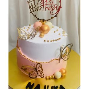 Fault Line Butterfly Pearl Cake