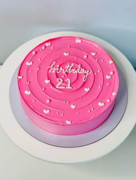 Round N Pink Cake