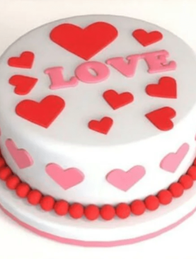 Romantic Love Cake