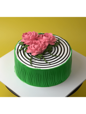 Green Garden Delight Cake