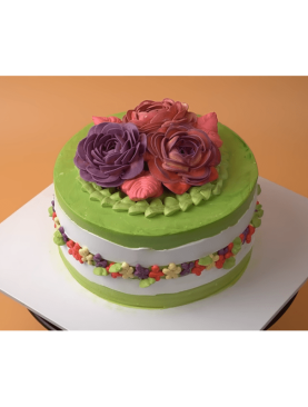 Flower Garden Delight cake