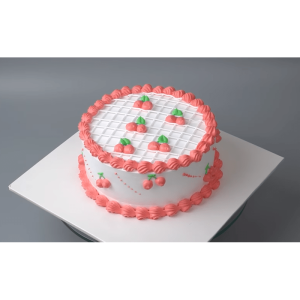 round Pink Cake