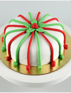 Christmas Special Fondant Cake