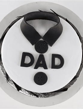 Classic Fondant Cake for Dad