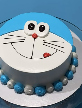 Doraemon Face Cake