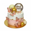 Butterfly Pearl Fault Line Cake