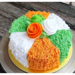 Tri colour Cake