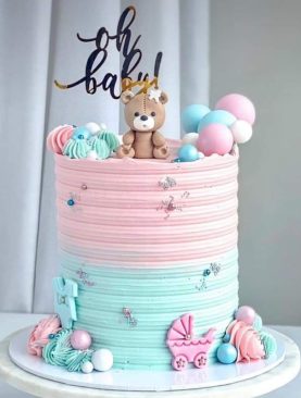 Cute Teddy Theme Cake