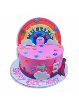 Twinkle Star Fondant Cake