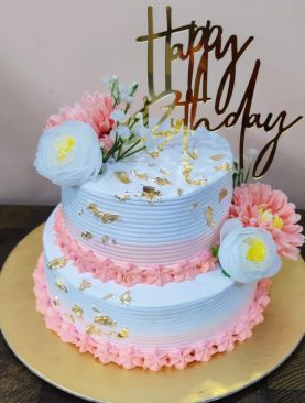 Floral Birthday Cake